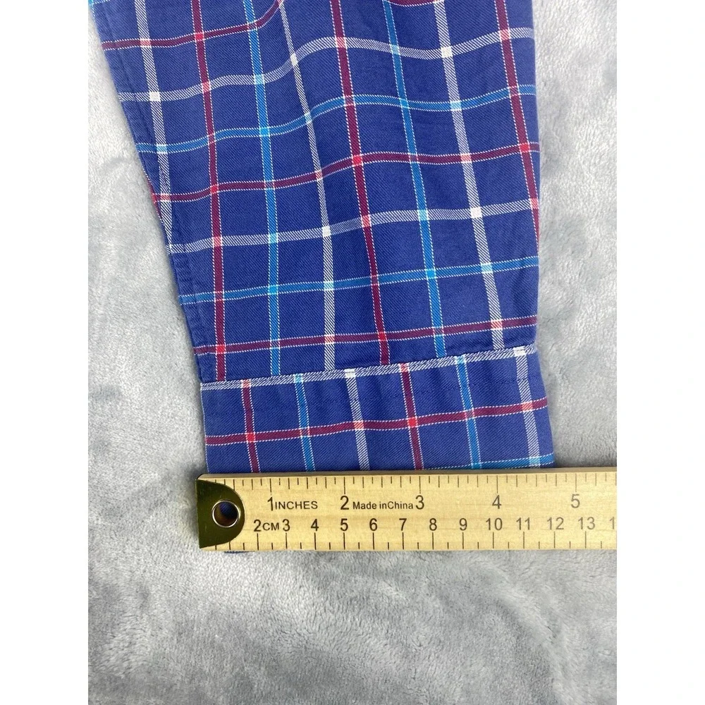 Vineyard Vines Men's Classic Fit Murray Shirt  Large Check Cotton Button Casual‎
